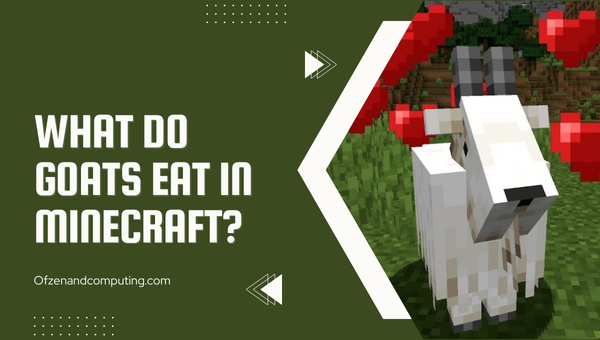 What Do Goats Eat In Minecraft?