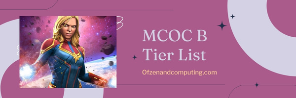 MCOC B Tier List (2023)