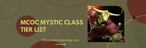 MCOC Mystic Class Tier List (2023)