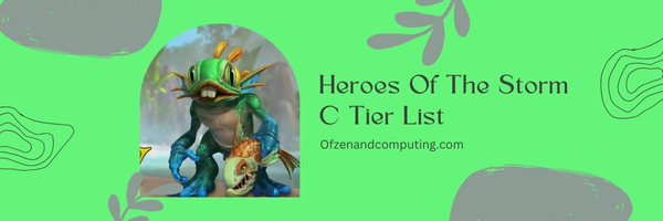 Heroes Of The Storm C Tier List (2023)