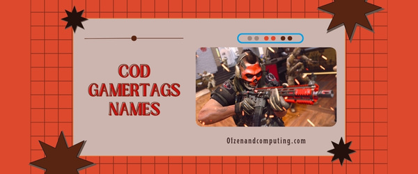 COD Gamertags Names (2023)