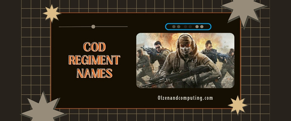 COD Regiment Names (2023)