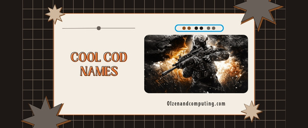 Cool COD Names (2025)