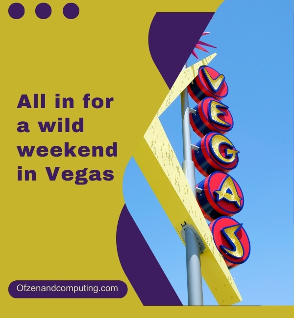 High Roller Las Vegas Captions For Instagram (2023)