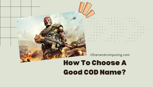 How To Choose A Good COD Name?