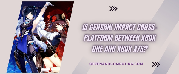 Is Genshin Impact Cross-Platform Between Xbox One And Xbox Series X/S?