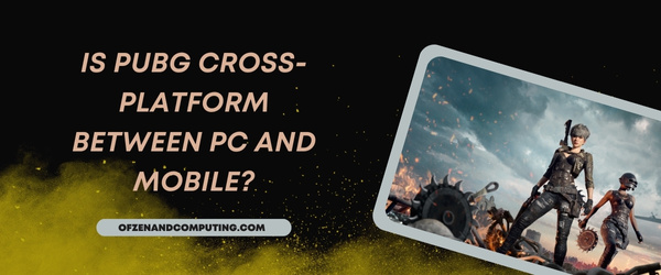 Is PUBG Cross-Platform Between PC and Mobile?