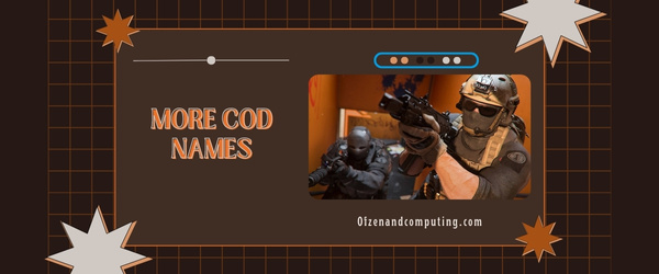 More COD Names (2025)
