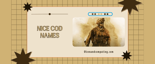Nice COD Names (2025)