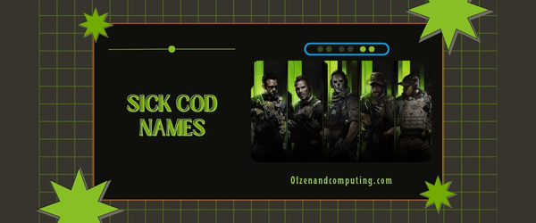 Sick COD Names (2025)