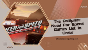 Need for Speed Games List in Order (1994-[cy]) All NFS Games