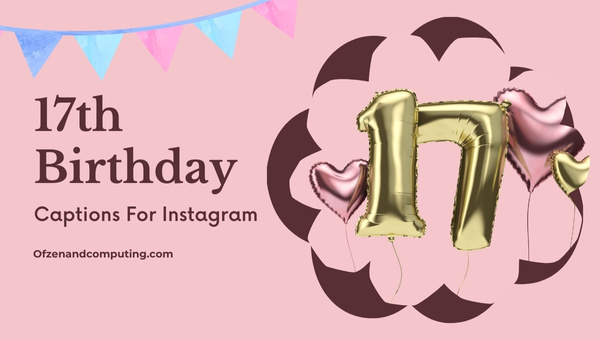 17th Birthday Captions For Instagram ([cy]) Funny