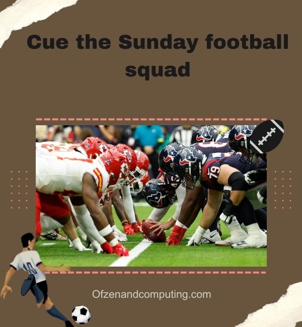 Sunday Football Captions For Instagram (2025)