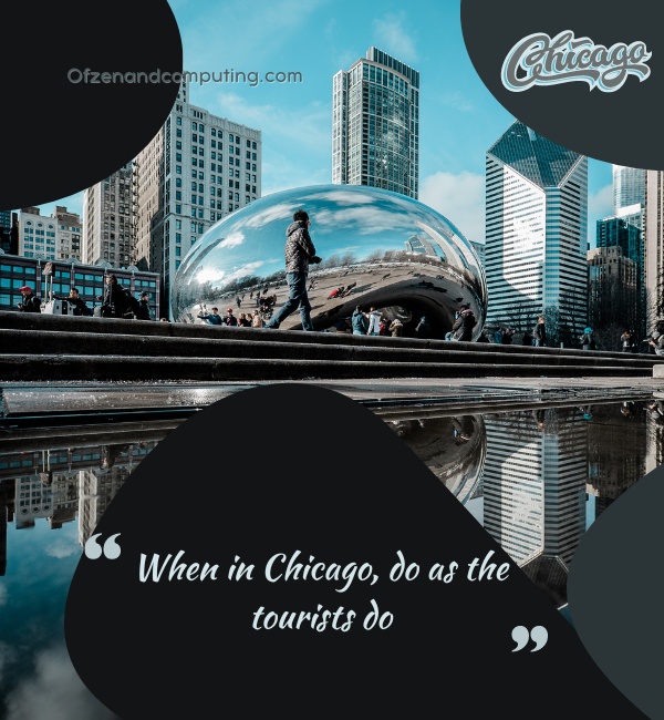 คำบรรยายภาพ Chicago Bean สำหรับ Instagram (2024)