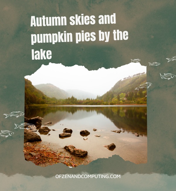 Fall Lake Captions For Instagram (2025)