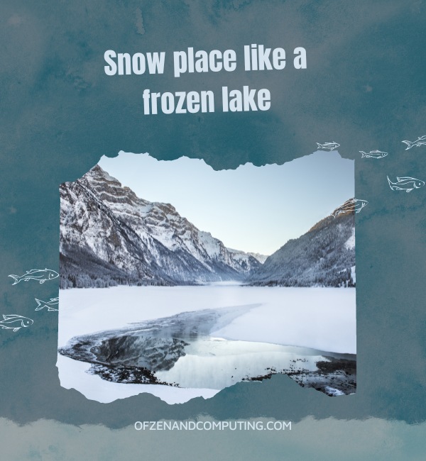 Frozen Lake Captions For Instagram (2025)