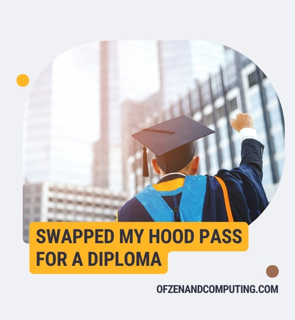 Hood Graduation Captions For Instagram (2025)
