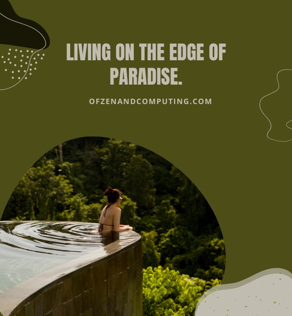 Infinity Pool Captions For Instagram (2025)
