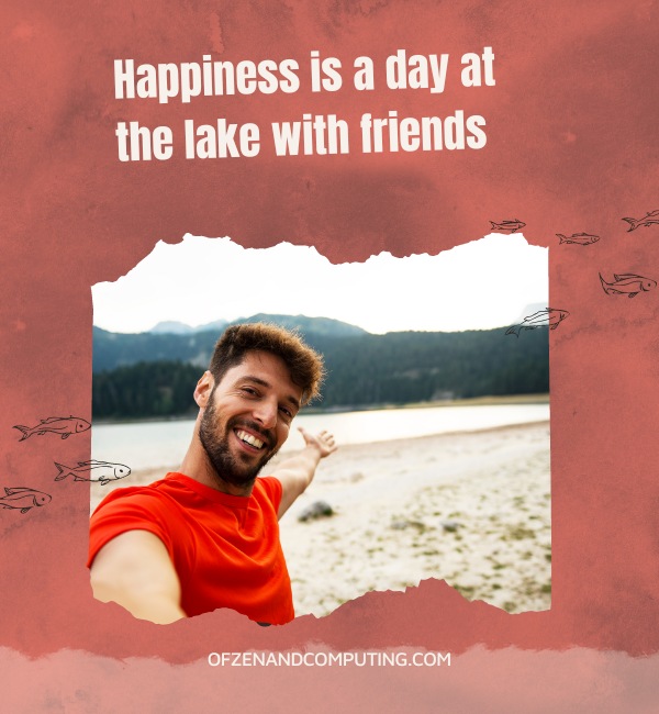 Lake Selfie Captions For Instagram (2025)