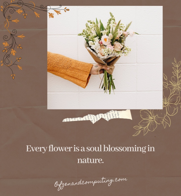 Meaningful Simple Flower Captions For Instagram (2025)
