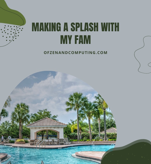 Pool Instagram Captions With Family (2025)