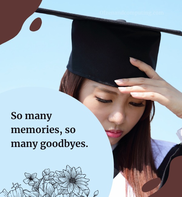 Sad Graduation Captions For Instagram (2025)