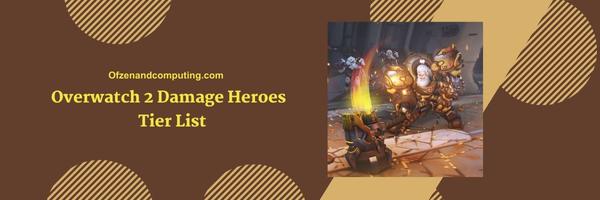 Overwatch 2 Damage Heroes List 2025- "Unleash Devastating Firepower and Become the Bane of Your Enemies"