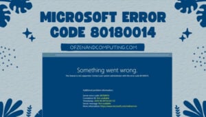 Correggi il codice errore Microsoft 80180014 in [cy]