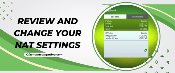 Controleer en wijzig uw NAT-instellingen - Fix Xbox-foutcode 0x87e11838