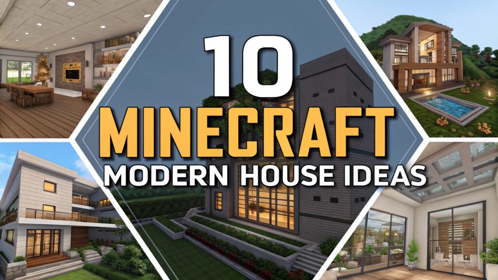 10 Insane Minecraft Modern Houses Ideas - You Need to Try!