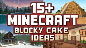 Minecraft Blocky Cake Ideas