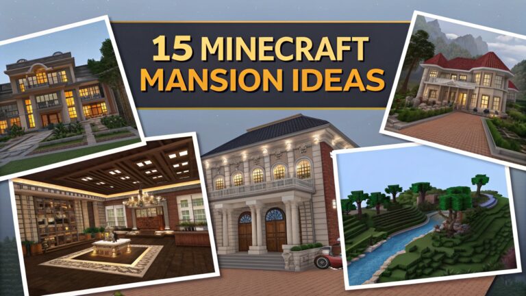 15 Insane Minecraft Mansions Ideas You Need to Build!