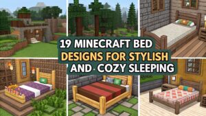 19 Minecraft Bed Designs