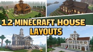 12 Minecraft House Layouts