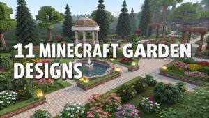 11 Minecraft Garden Designs