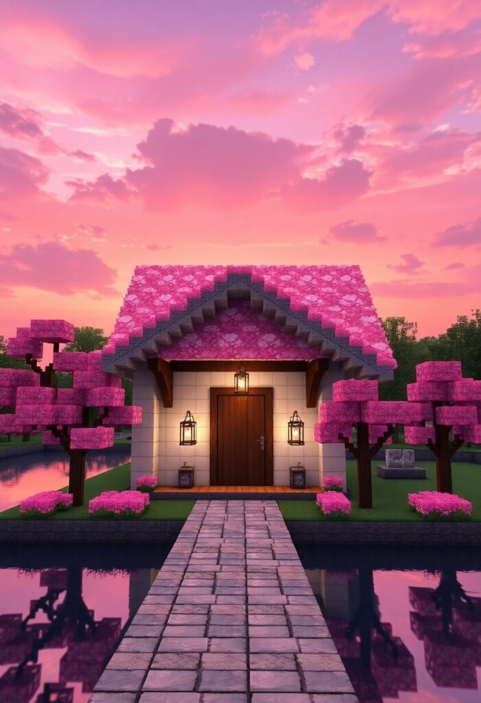 12 Cherry Blossom House Minecraft Builds: Pink Paradise Awaits