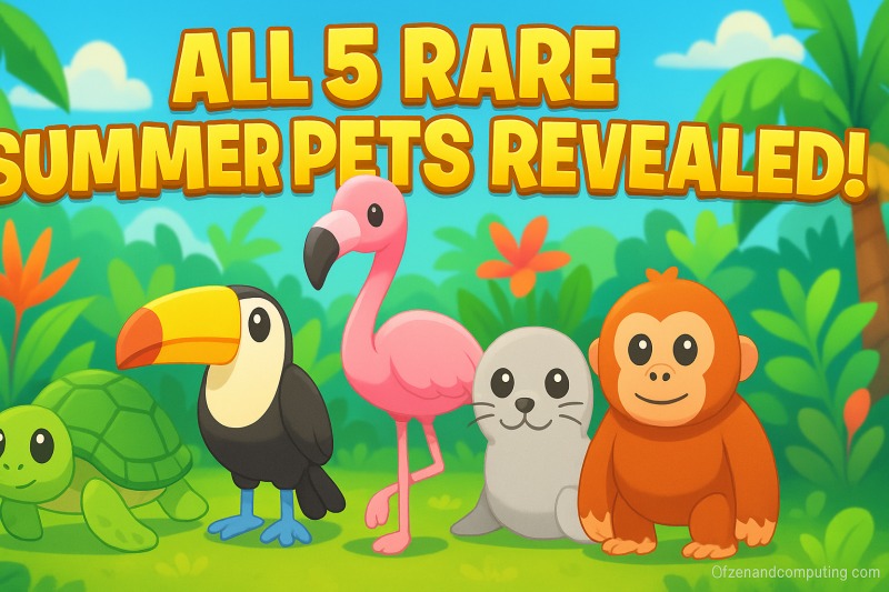 All 5 Rare Summer Egg Pets in Grow a Garden Roblox (2025)