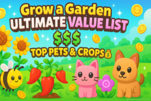 Grow a Garden Value List (2025) All 77 Pets & Crops