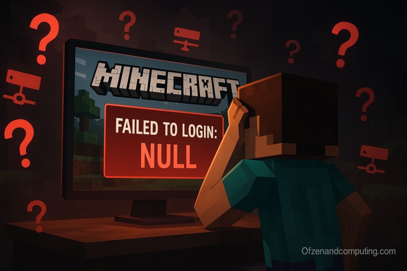 How to Fix Minecraft Failed to Login Null Error (2025)