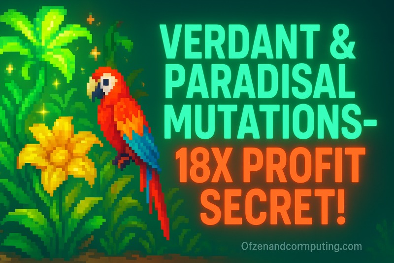 How to Get Verdant & Paradisal Mutations in Grow a Garden 2025