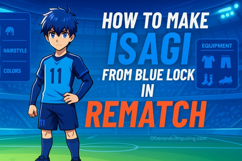 Rematch- How to Make Isagi From Blue Lock