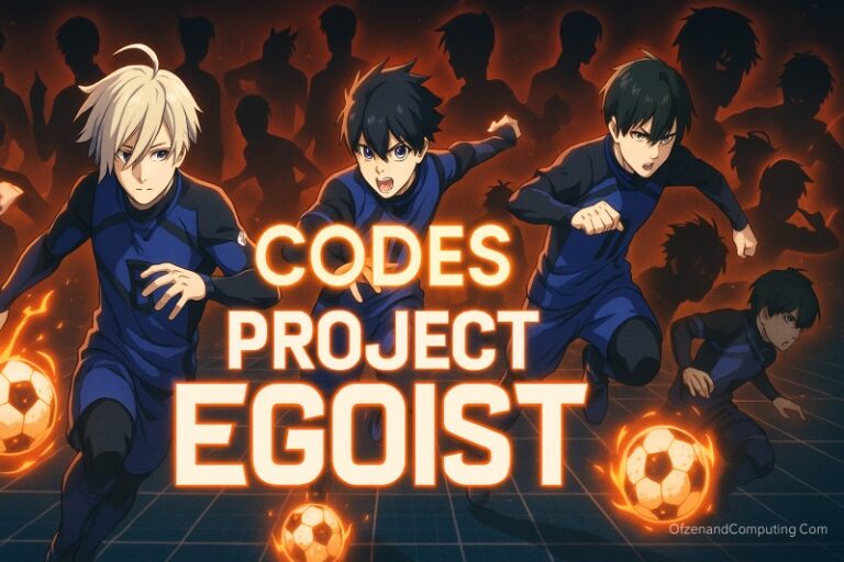 Roblox Project Egoist Codes (November 2025) 12+ NEW Active Codes