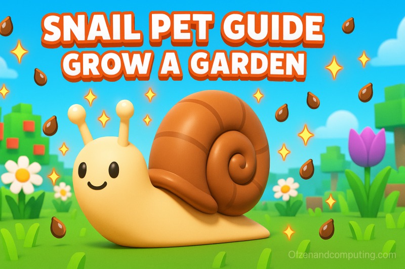 What Does the Snail Do in Grow a Garden Roblox? 2025