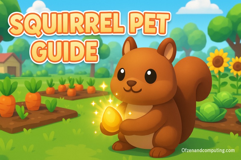 What does the Squirrel do in Grow a Garden? 2025