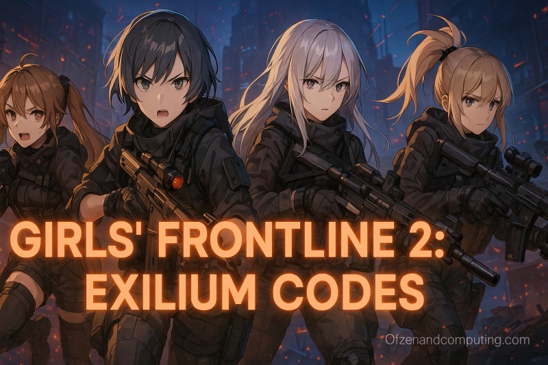 Working Girls Frontline 2 Exilium Codes