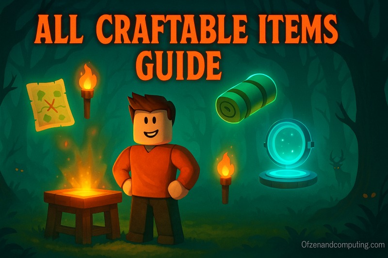 99 Nights in The Forest: All Craftable Items Guide