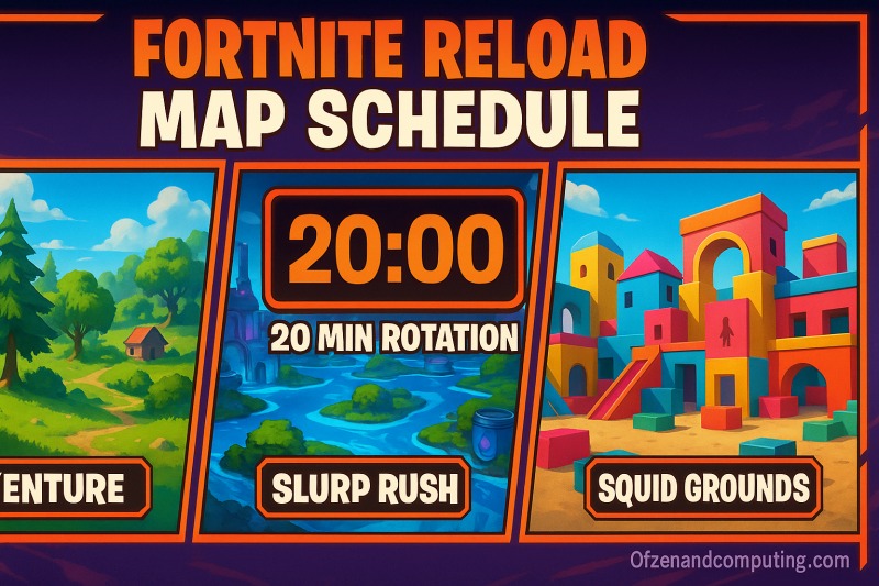 All Fortnite Reload Map Times & Rotation Schedule