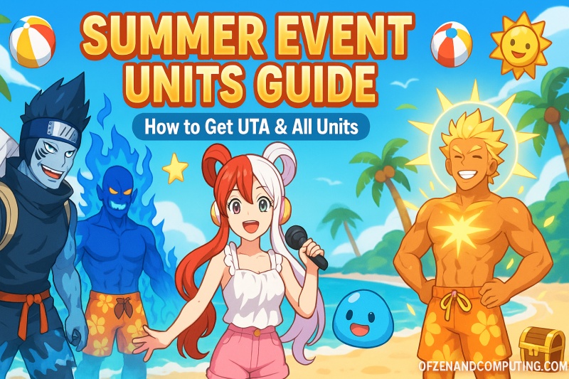 All New Summer Event Units in Anime Rangers X 2025 Guide