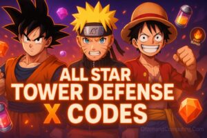 All Star Tower Defense X Codes 2025