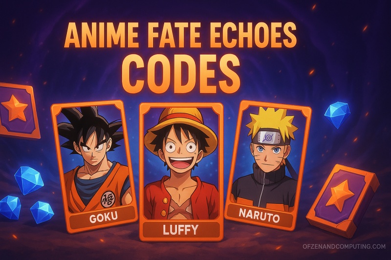 Anime Fate Echoes Codes 2025